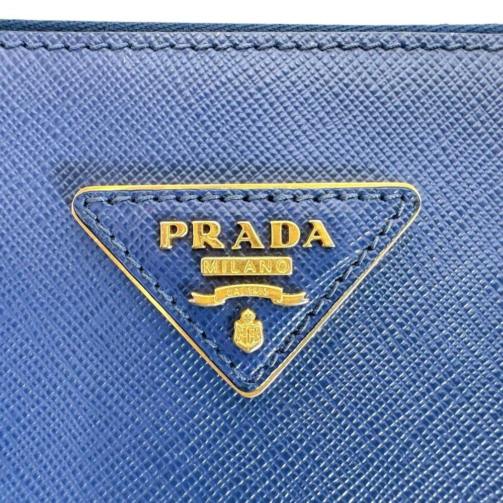 PRADA Blue Leather Shoulder Bag - Picture 10 of 16